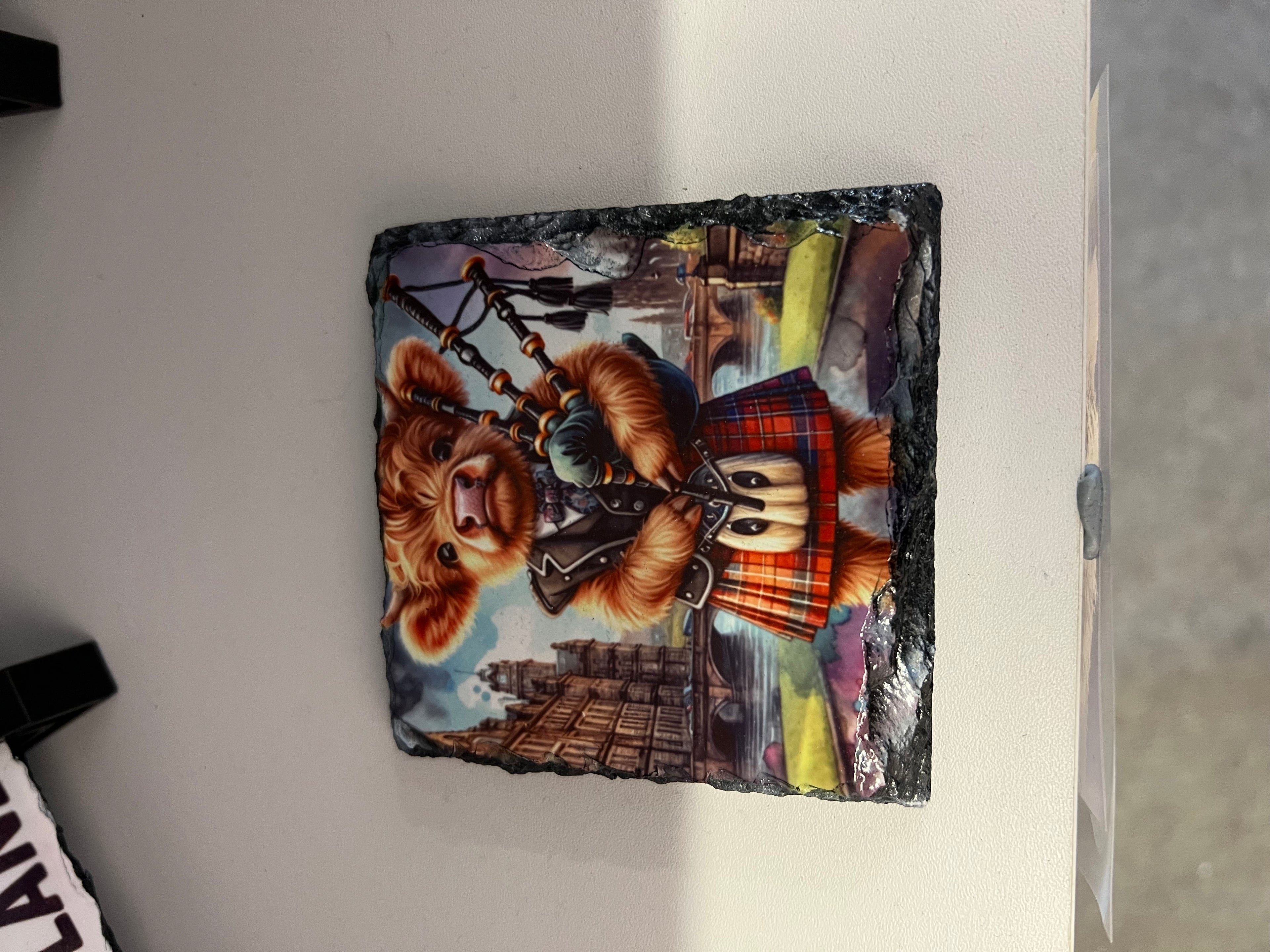 Personalised coaster slates