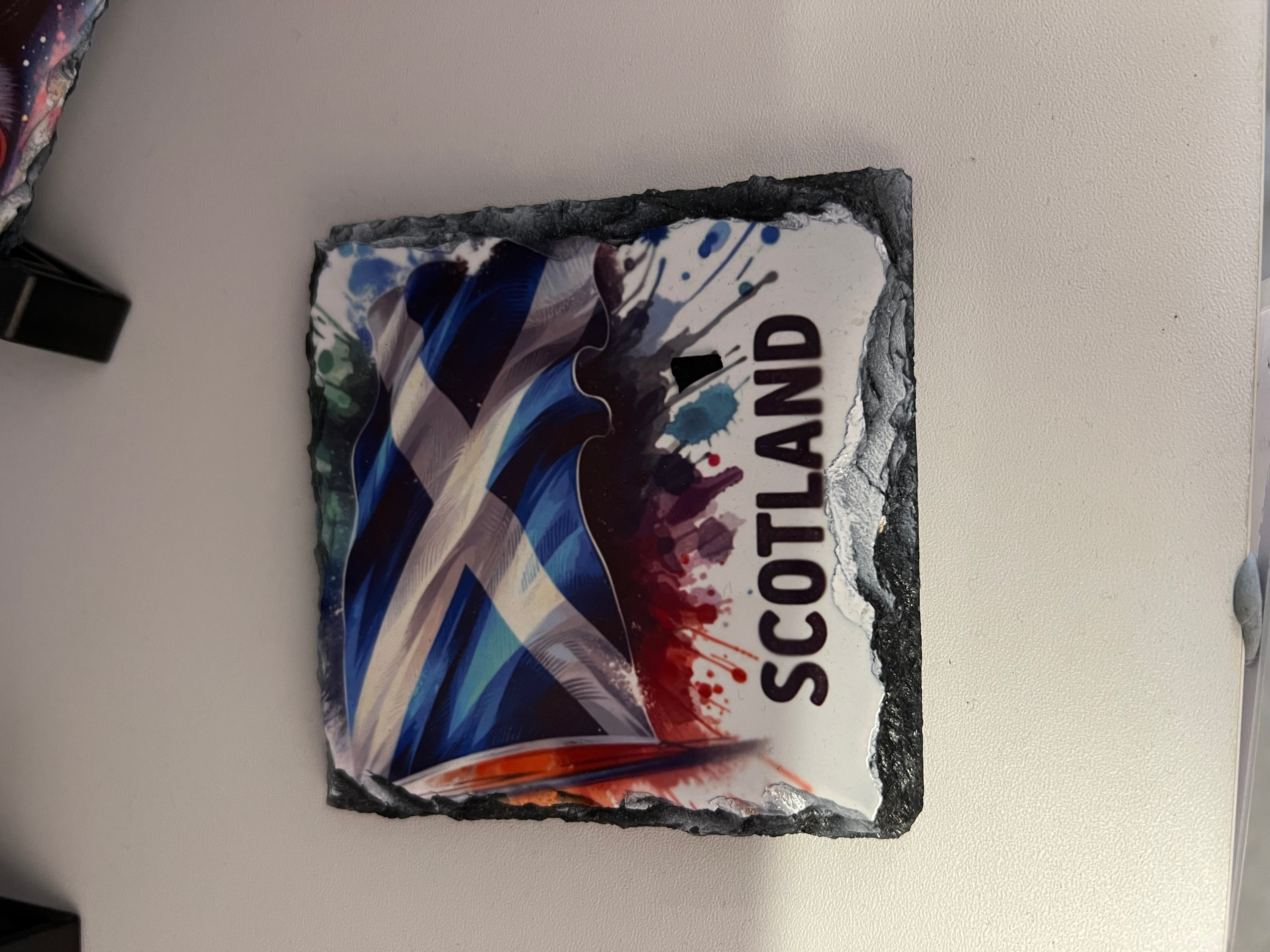 Personalised coaster slates
