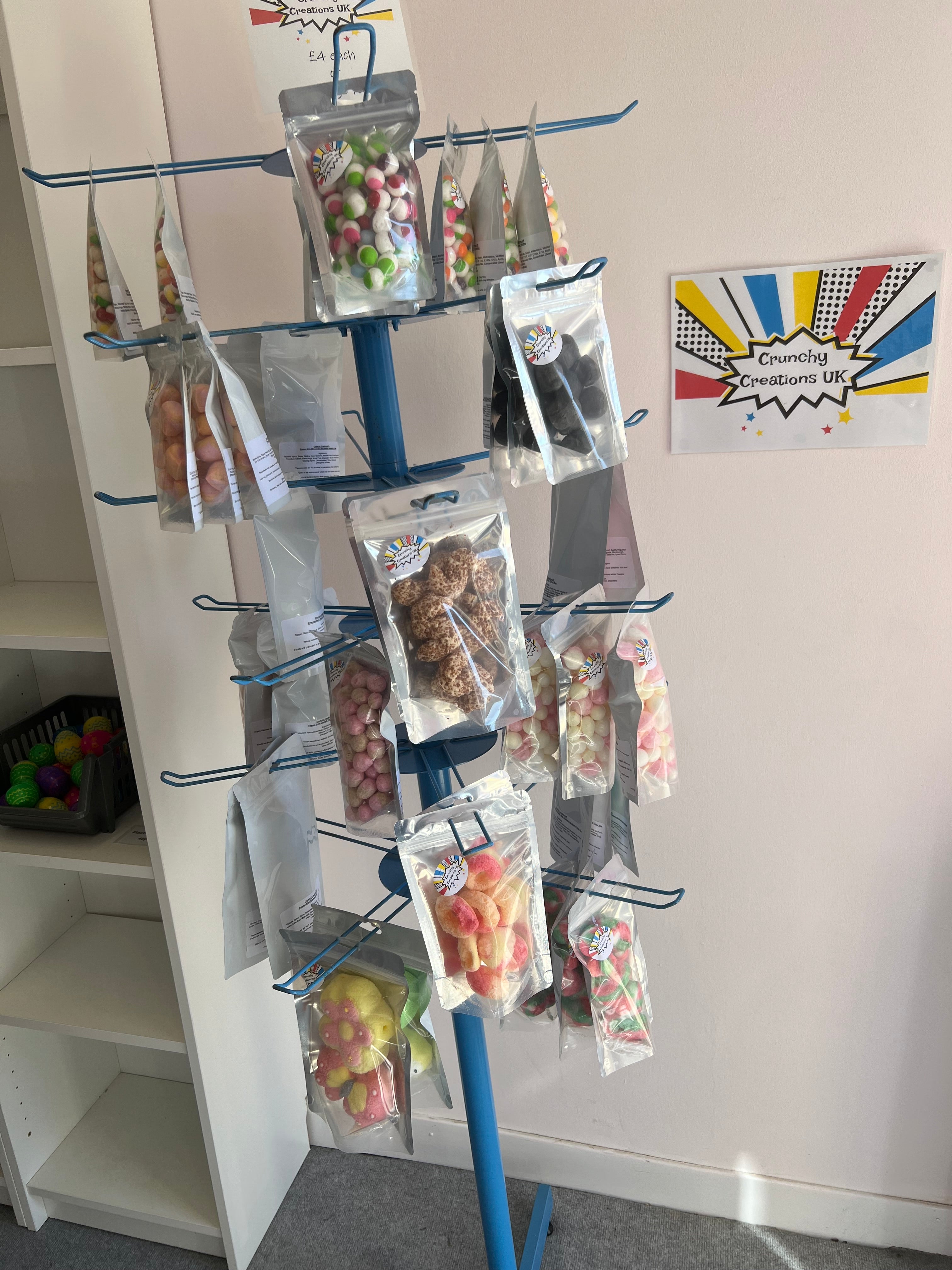 Crunchy creations freeze dried sweets